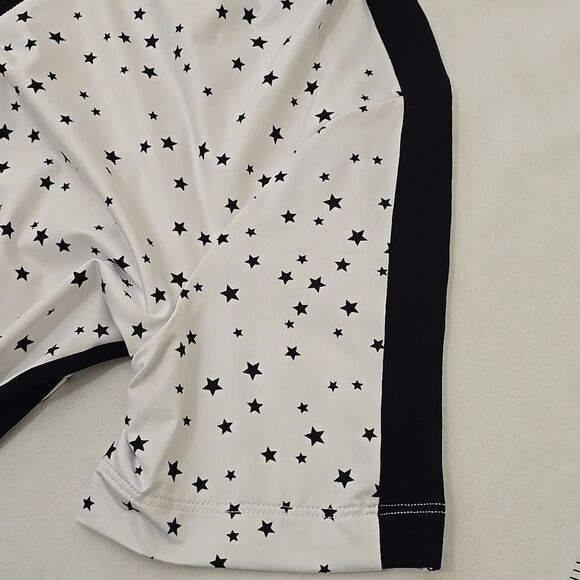 LOHLA SPORT Stellar Pattern Zip-Up Golf Shirt M/L - Picture 7 of 7